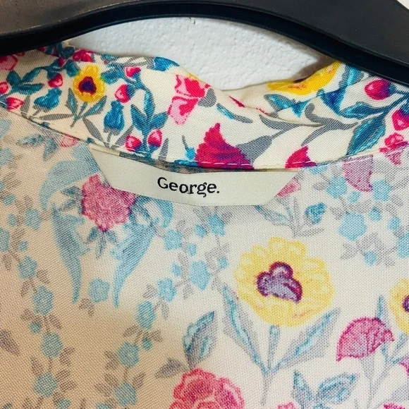 Pattern mixed print summer dress George size 14 new colourful holiday - Picture 7 of 8